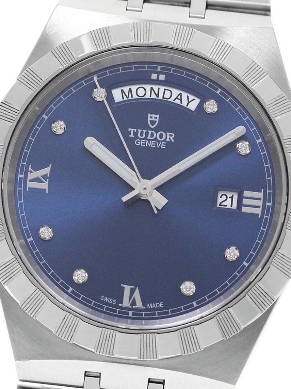 TUDOR Royal Day-Date 8P Diamond Blue Dial Automatic Men's Watch_956110